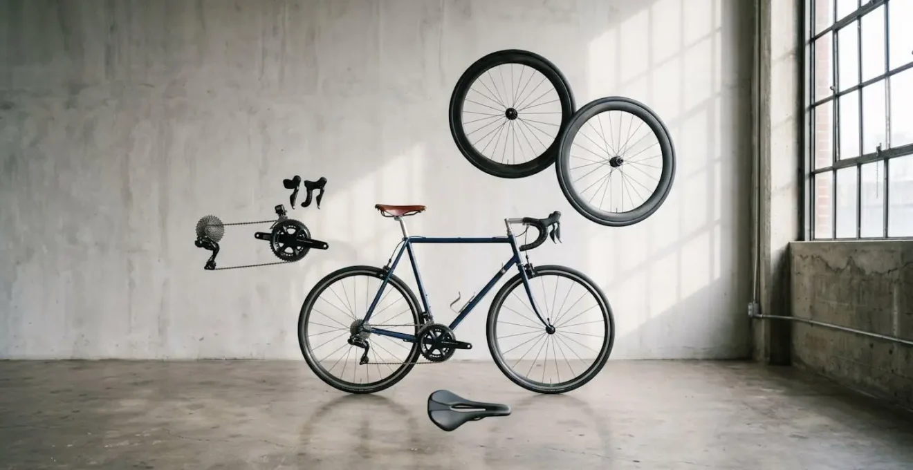 Vélo évoluant visuellement avec des améliorations ciblées au fil du temps