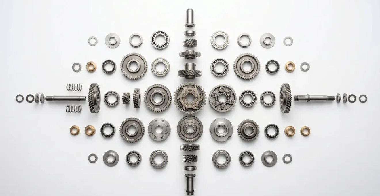 Vue éclatée des composants internes d'un moteur de vélo électrique montrant le système de roue libre